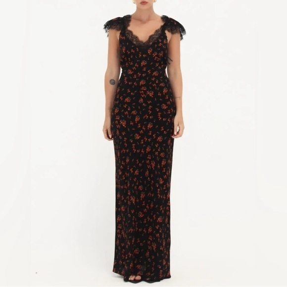 Rumored Frontier Maxi Dress In Spanish Poppy - Picture 1 of 6